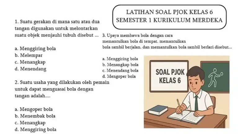 Akhirnya Terungkap! Bocoran Soal Penjaskes Kelas 6 Semester 1 untuk STS 2026
