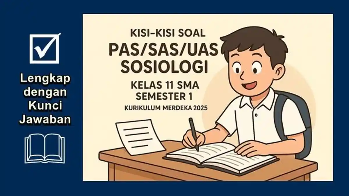 Kisi-kisi Soal PAS SAS UAS Sosiologi Kelas 11 SMA Semester 1 Kurikulum