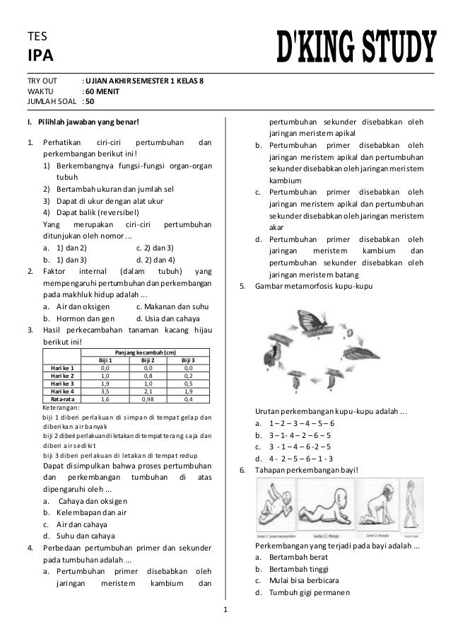 Contoh Soal Ipa Kelas 8 Semester 1 Dalchaebi Contoh Soal Ipa Kelas 8 Semester 1 Dalchaebi
