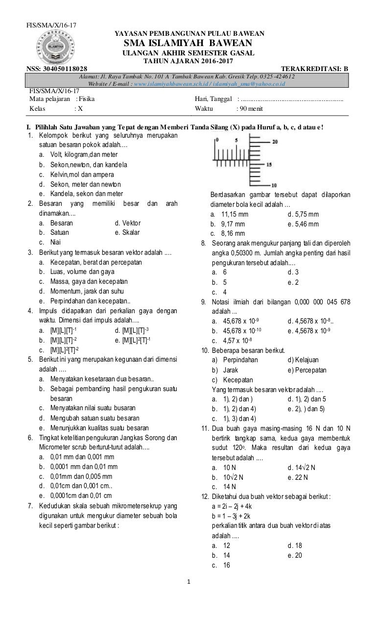 Membedah AKM Kelas 8 Semester 1 Contoh Soal Pilihan Ganda yang