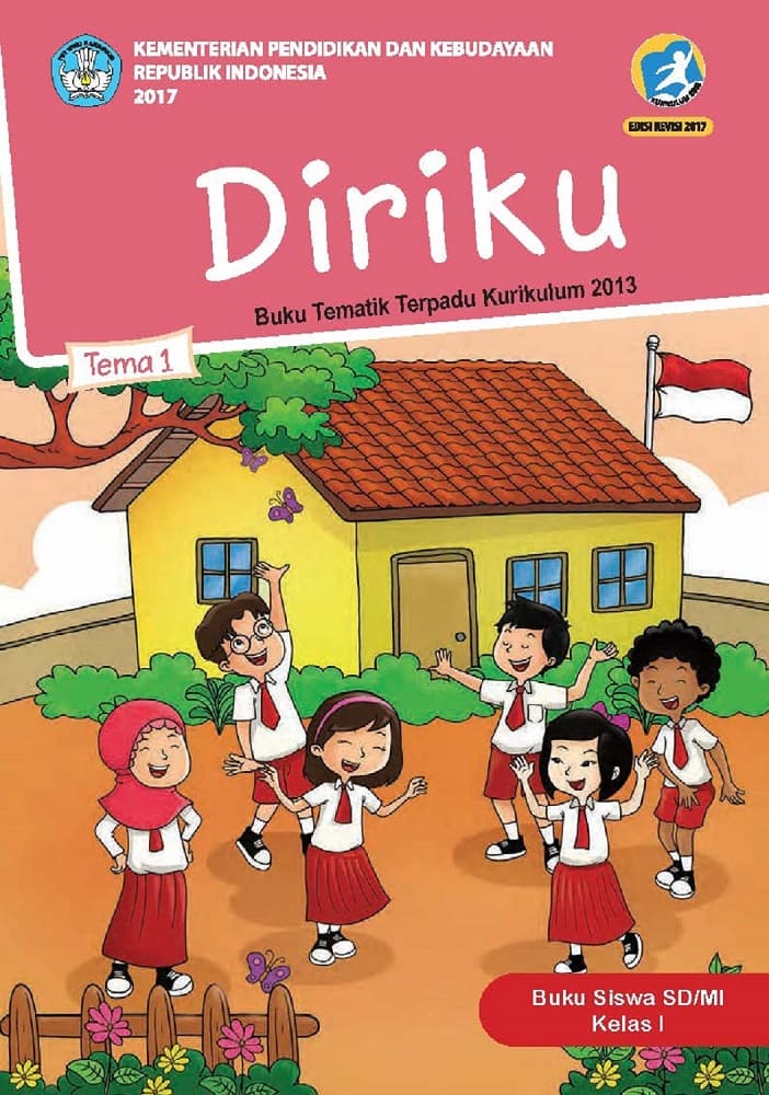 Buku Tematik Siswa Kelas 1 SD MI Tema 1 Diriku Kurikulum 2013 Edisi