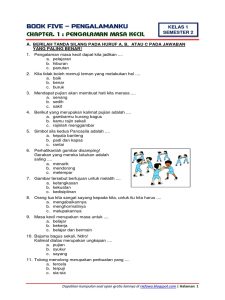 Kisi Kisi Soal Kelas 5 Tema 1 Subtema 1 Dalchaebi