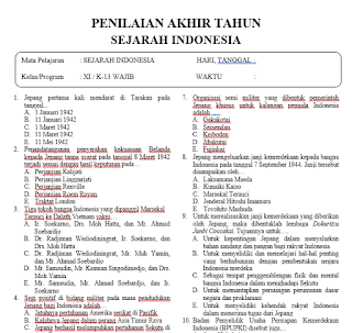 7 Contoh Soal Sejarah UKK Kelas XI Semester 2 yang Wajib Tahu Sebelum Ujian 2026
