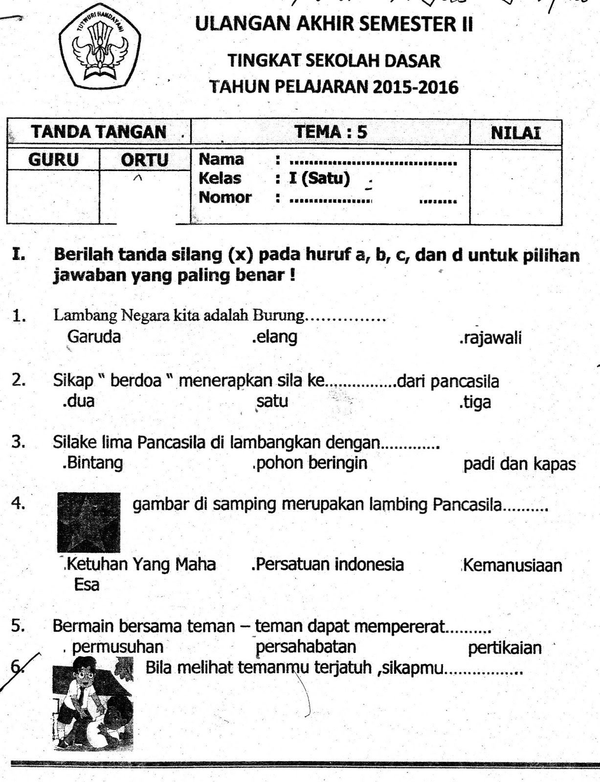 Contoh Soal Tema 4 Ulangan Semester 1 Kelas 2 SD Terbaru 2026 yang Wajib Dipelajari agar Anak Tembus Nilai Tinggi