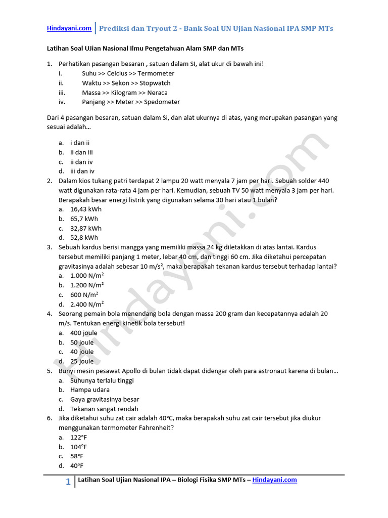 Rahasia Lulus Mudah dengan Latihan Soal UN Kelas 9 Ucun 2017 Bandung Tahap 1 Terbaru