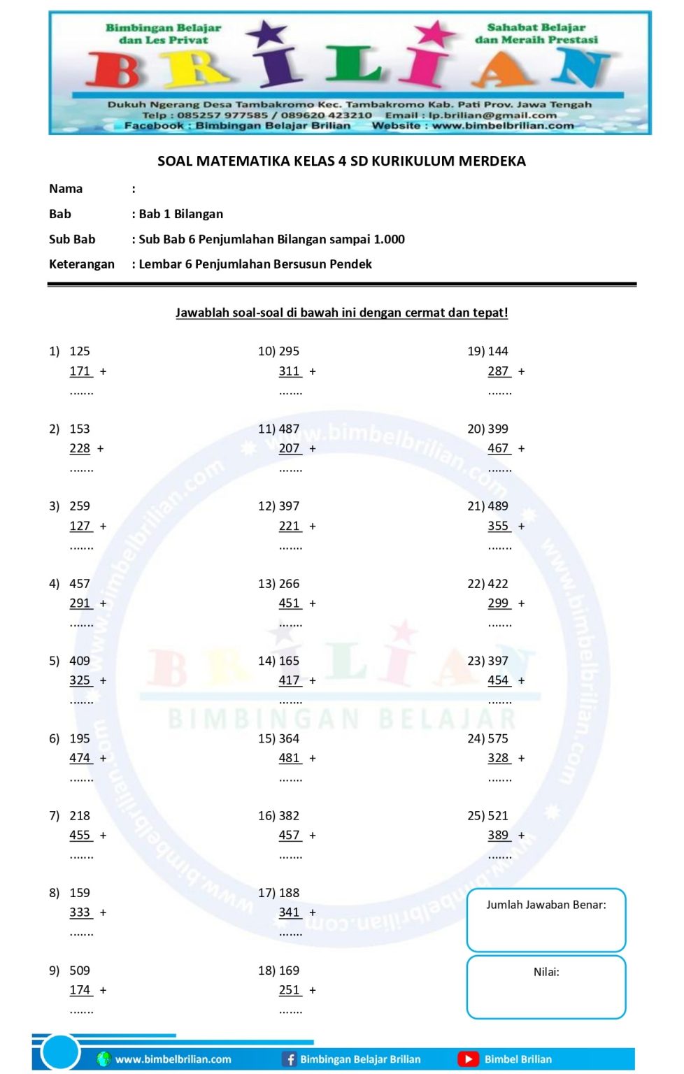Ternyata Ini Kunci Jawab Soal Tema Matematika Kelas 4 Agar Juara Seperti Timnas 2026