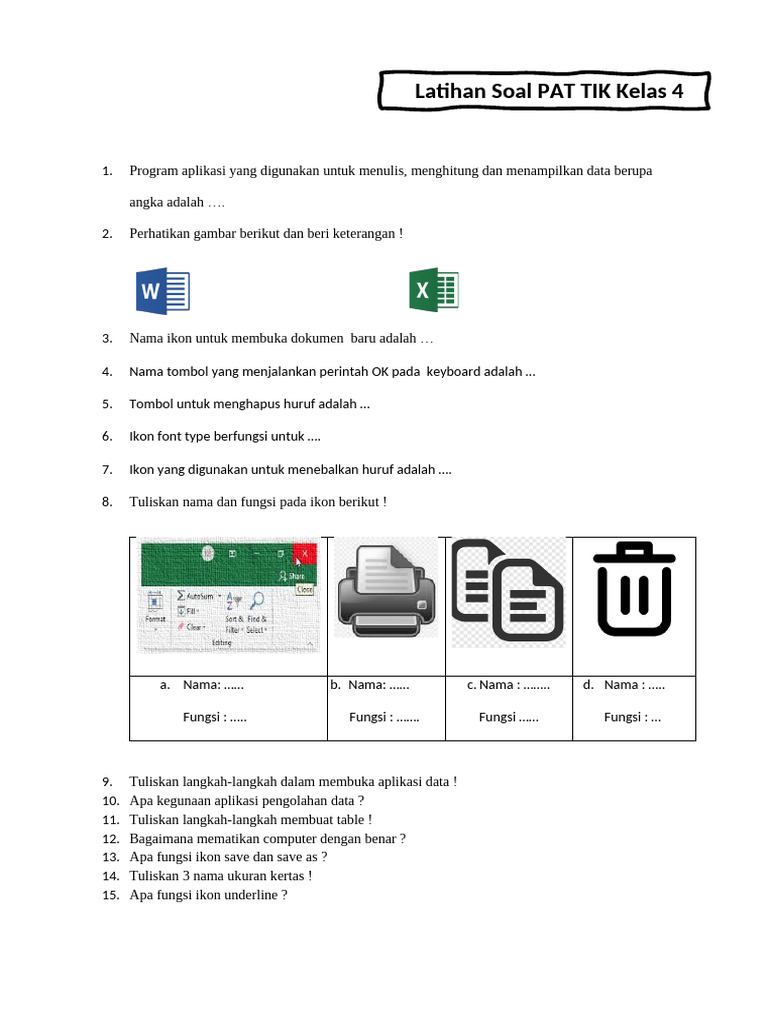 Wajib Tahu! Kumpulan Latihan Soal TIK Kelas 4 Materi PowerPoint SD Semester 2 Terbaru